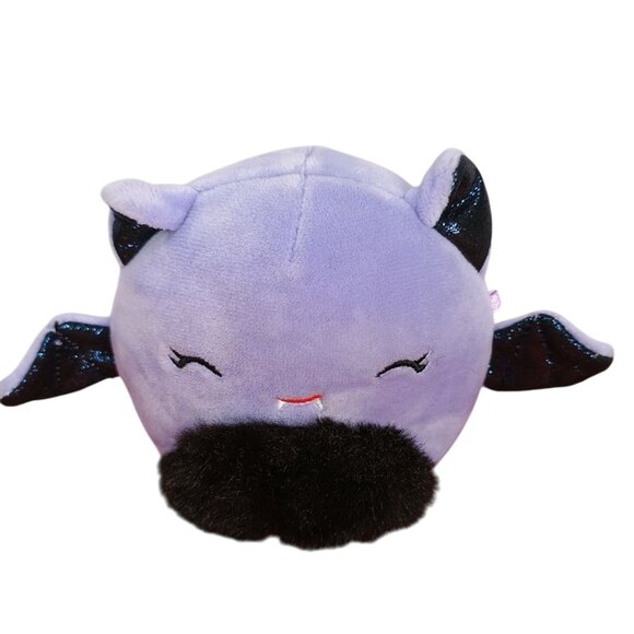 SQUISHMALLOWS‎ 4" JOLDY Purple Bat NWT HALLOWEEN 2023 Mystery Capsule Plush - Picture 1 of 6